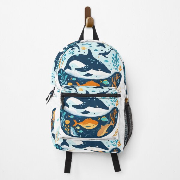 Item preview, Whale and Ocean Life Illustration designed and sold by Syncwavesl.