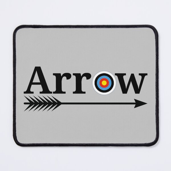Item preview, Minimalist Bullseye Archery "Arrow" Typography designed and sold by LoudVictory.