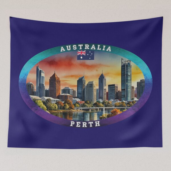 Artikelvorschau, Perth Australien Reisen entworfen und verkauft von Thistle-TShop.
