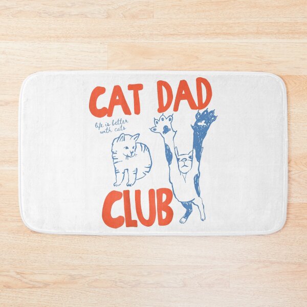 Item preview, Cat Dad Club Life is Better with Cats Cat Dad  designed and sold by H3ll-Ash-Studio.