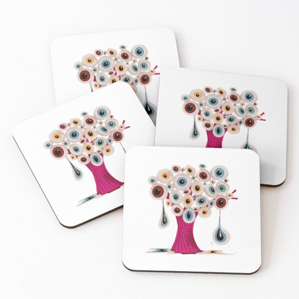 Item preview, Eyeball Tree Surreal Horror Art designed and sold by MaiVNMiMi.
