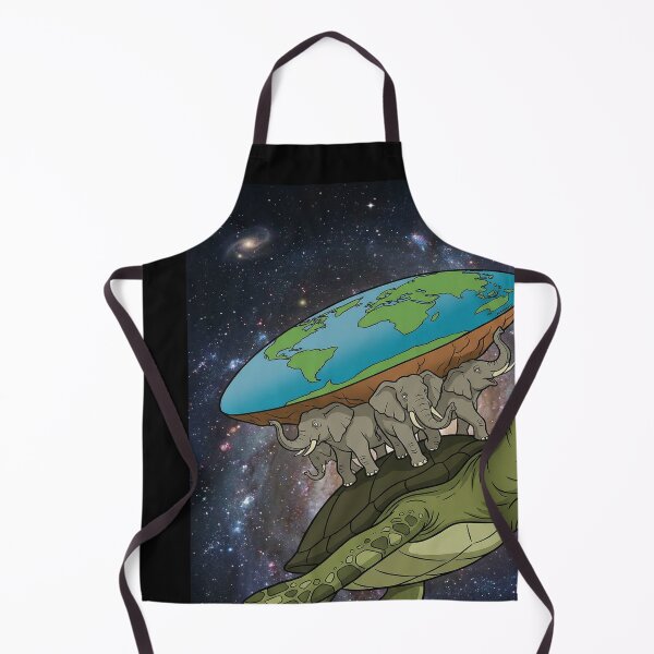 Item preview, Flat Earth on Elephants and Turtle in Space designed and sold by ELAINEMARTIN72.
