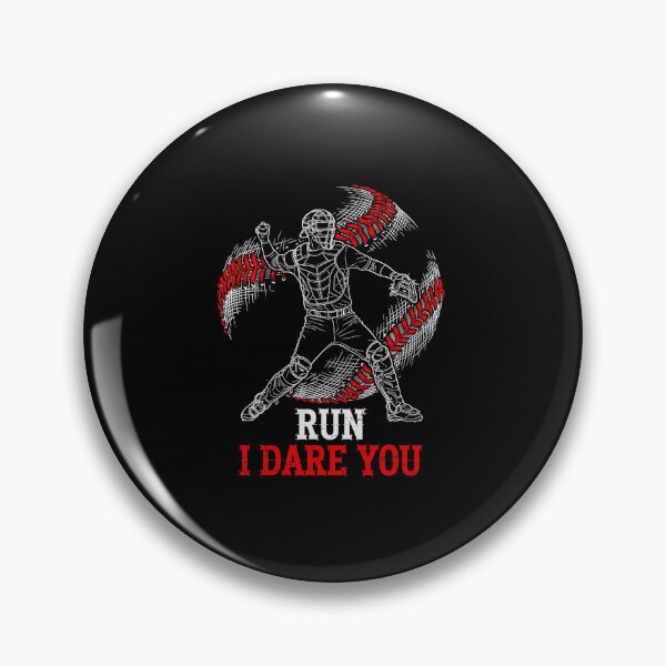 Item preview, Run I Dare You Baseball Catcher Humor Sports Attitude  designed and sold by miaa-artistshop.