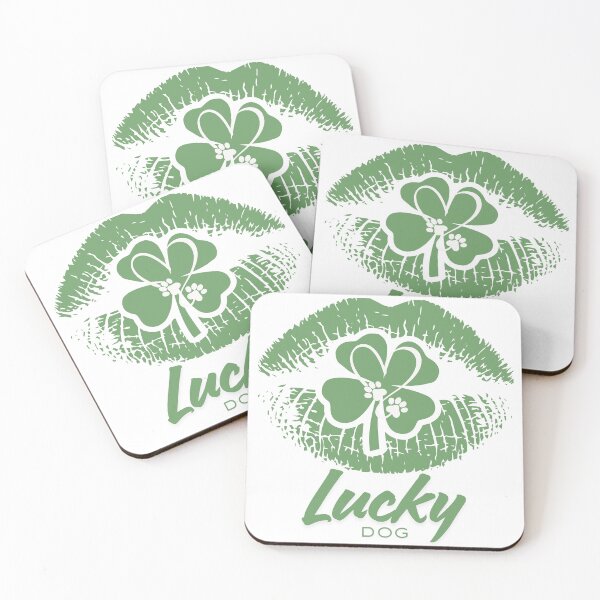 Item preview, St Patricks Day Lucky Dog Lips designed and sold by AussieMomma.