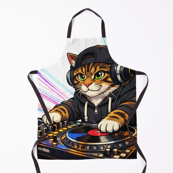 Item preview,  DJ Whiskers Dropping the Sickest Beats designed and sold by RolMerch.