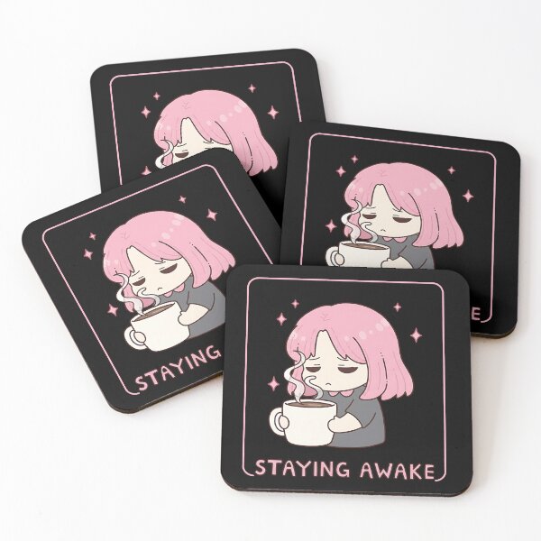 Item preview, Staying Awake Coffee Girl designed and sold by MutedMoods.