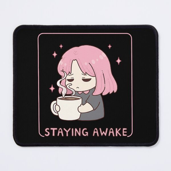 Item preview, Staying Awake Coffee Girl designed and sold by MutedMoods.