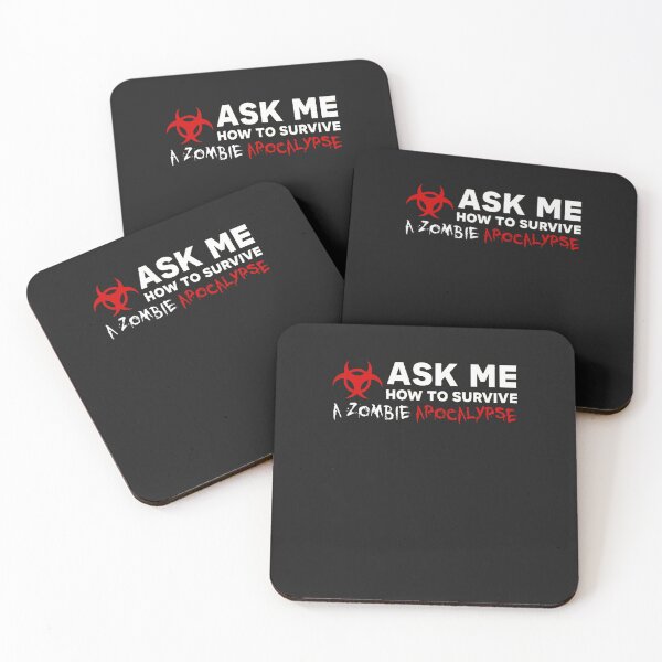 Item preview, ASK ME HOW TO SURVIVE A ZOMBIE APOCALYPSE designed and sold by VAASTAV18.