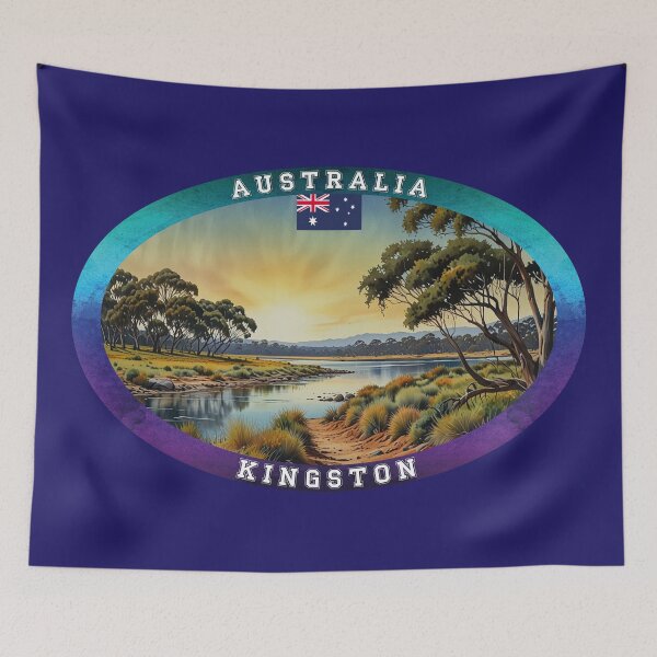 Aperçu de l'œuvre Voyage à Kingston en Australie créée et vendue par Thistle-TShop.