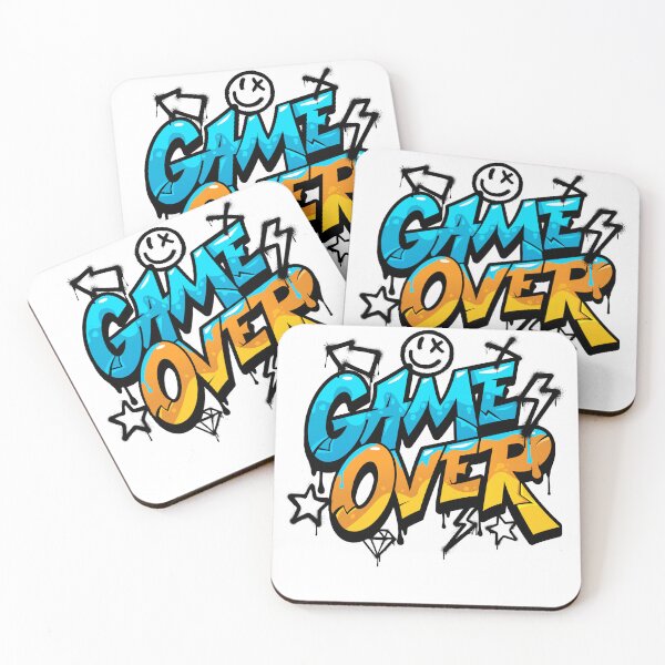 Item preview, Game Over Graffiti Street Art Gaming Typography Design designed and sold by CreatiWorks.