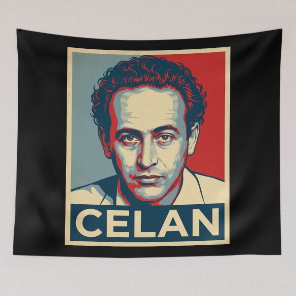Item preview, Paul Celan Hope Style Retro Poster Art  designed and sold by Anya Byron.