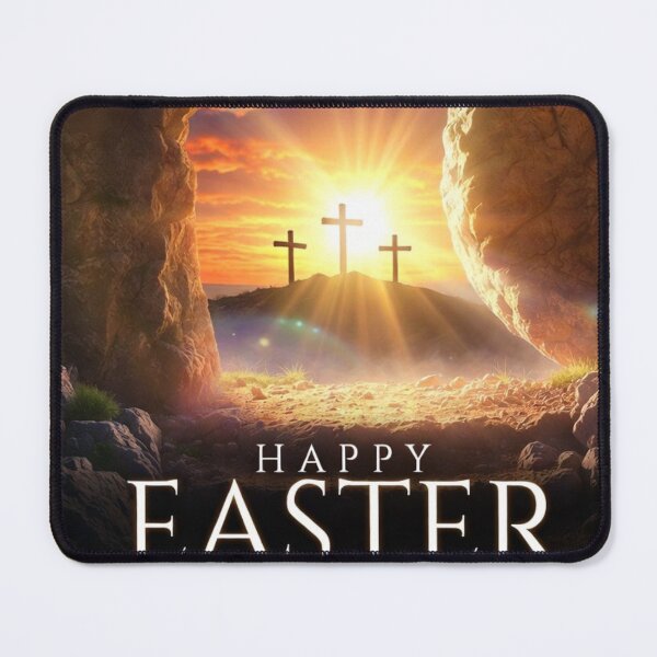 Item preview, Happy Easter Crosses – Christian Resurrection Sunrise Art designed and sold by PixelVibe782.
