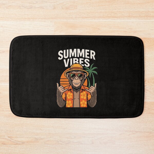 Item preview, "Chilled Chimpanzee: Tropical Summer Vibes" designed and sold by VinMerch.