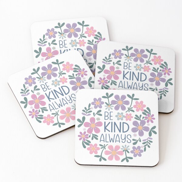 Item preview, Boho "Be Kind Always" Floral Wreath Inspirational Quote designed and sold by KrisGraphic45.