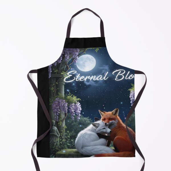 Item preview, Eternal Bloom Foxes Under Moon designed and sold by ELAINEMARTIN72.
