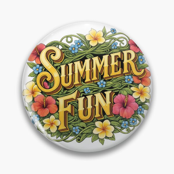 Item preview, Summer Fun Tropical Bloom Lettering designed and sold by Mindful56.