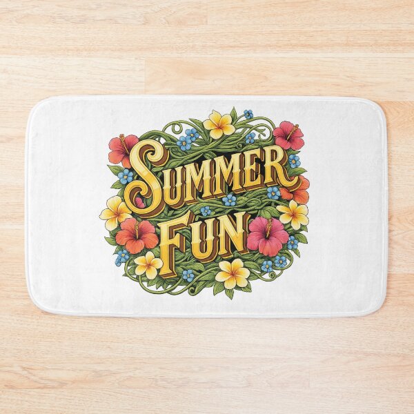 Item preview, Summer Fun Tropical Bloom Lettering designed and sold by Mindful56.