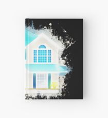 House residence glowing Art Hardcover Journal