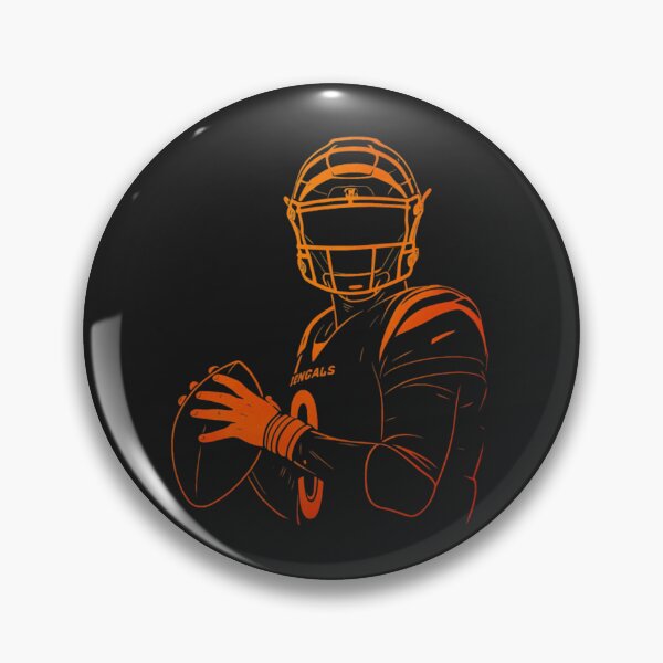 Item preview, Joe Burrow Neon Glow QB Power Pose designed and sold by VAASTAV18.