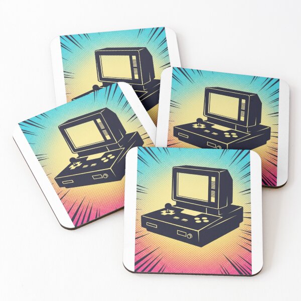 Item preview,  Retro Arcade Core: Vintage Gaming Console in Manga Pop Art Style designed and sold by Dzblack.