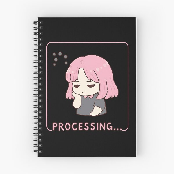 Item preview, Processing Overthinking Girl designed and sold by MutedMoods.