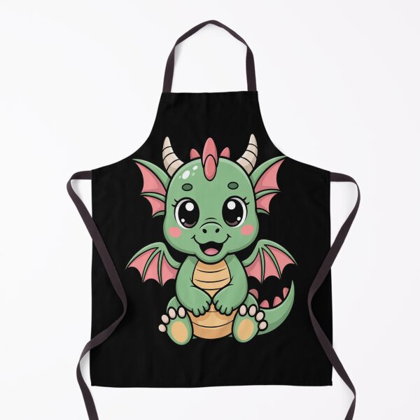 Item preview, Cute Baby Dragon Kawaii Cartoon – Adorable Dragon Mascot Illustration designed and sold by ShellyMcCarthy.