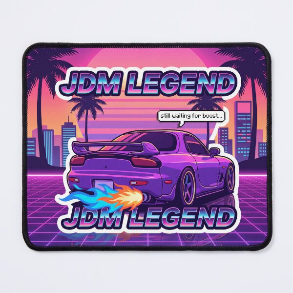 Item preview, Synthwave JDM Legend RX-7 Sunset Boost designed and sold by JDMgarage1.