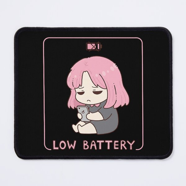Item preview, Low Battery Introvert Girl designed and sold by MutedMoods.