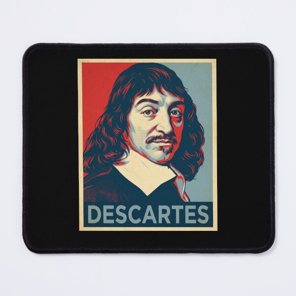 Item preview, Rene Descartes Hope Style Retro Poster Art  designed and sold by Anya Byron.