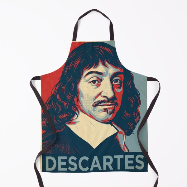 Item preview, Rene Descartes Hope Style Retro Poster Art  designed and sold by Anya Byron.
