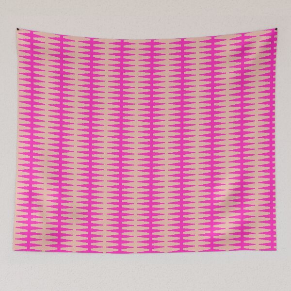 Item preview, Marie-vertical-Hot Pink-Peach designed and sold by Fabricatemyart.