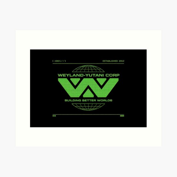 Item preview, Weyland Yutani , retro computer display style  designed and sold by obstinator.