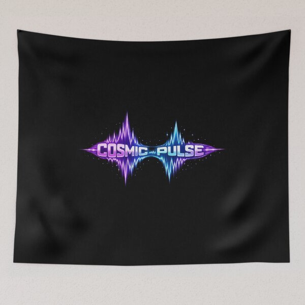 Item preview, Cosmic Pulse - Futuristic Neon Soundwave Typography designed and sold by MKreative Studio.