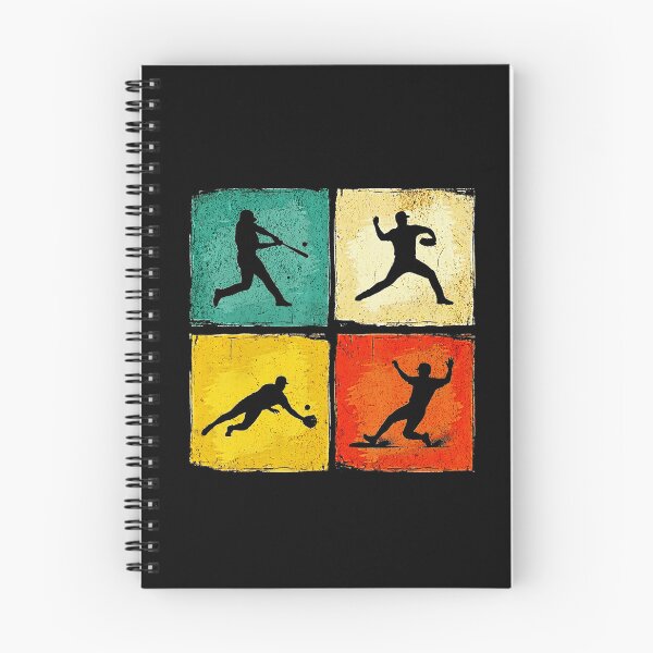 Item preview, Baseball Player Silhouette Retro Sports Illustration designed and sold by miaa-artistshop.