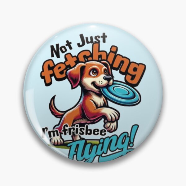Item preview, Not Just Fetching – Frisbee Flying Dog Athlete designed and sold by GenZFashion000.