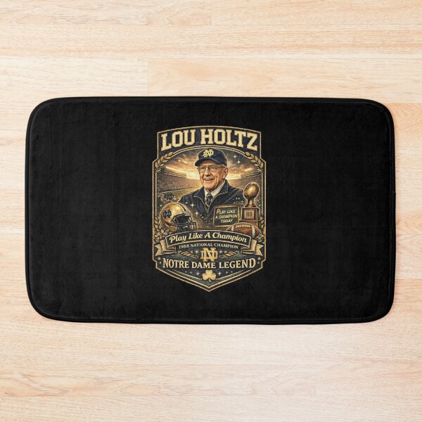Item preview, Lou Holtz Notre Dame Legend, Play Like A Champion, Lou Holtz ND RIP Notre Legend, Lou Holtz Tribute 1937-2026, Legendary Football Coach Memorial, South Bend Football Legend Legacy, Lou Holtz RIP 2 designed and sold by HyphThonia.