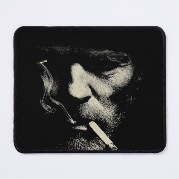 Item preview, Low Key Pirate Smoking Cigarette Portrait designed and sold by k3rstman1.