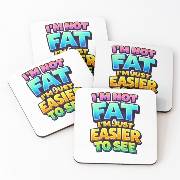 Item preview, Not Fat, Just Extra Visible – Humorous Graphic Design designed and sold by RolMerch.