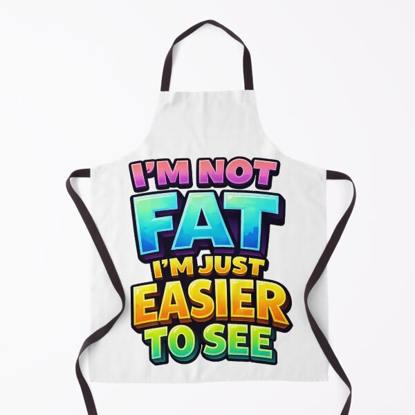 Item preview, Not Fat, Just Extra Visible – Humorous Graphic Design designed and sold by RolMerch.
