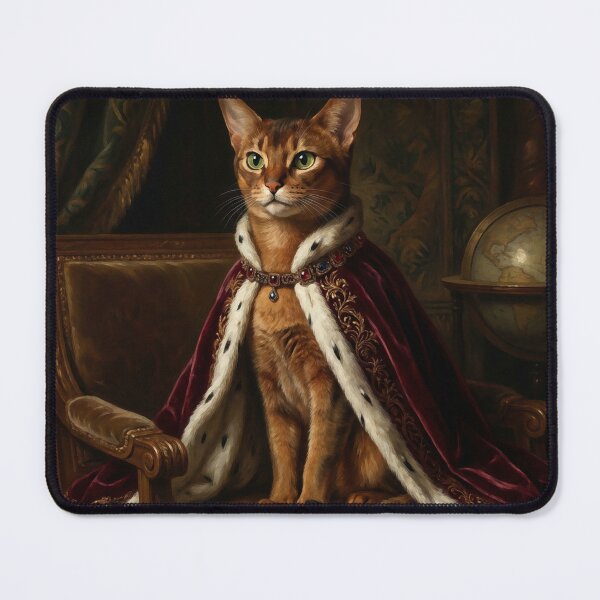 Item preview, Royal Abyssinian Cat Renaissance Portrait designed and sold by Rutvain.