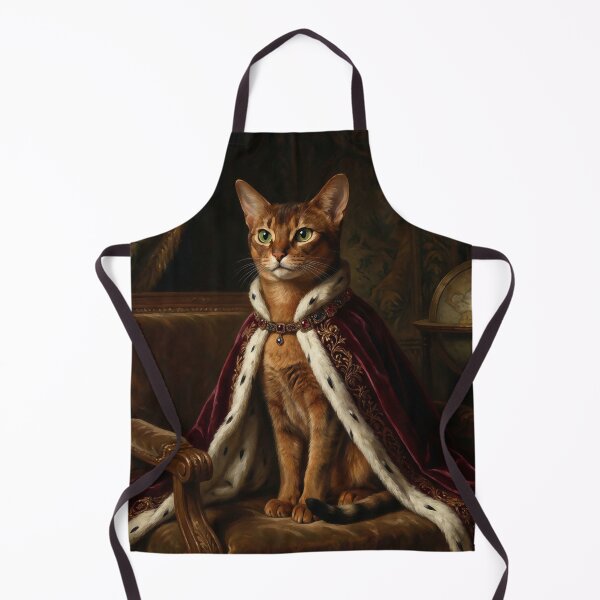 Item preview, Royal Abyssinian Cat Renaissance Portrait designed and sold by Rutvain.