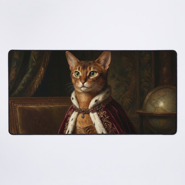 Item preview, Royal Abyssinian Cat Renaissance Portrait designed and sold by Rutvain.