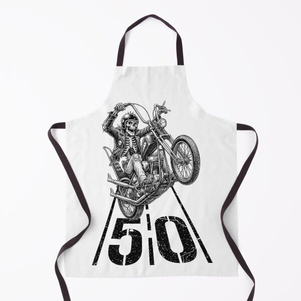 Item preview, 50th Birthday Motorcycle Funny Biker Skeleton 50 Speed Limit designed and sold by GrandeDuc.