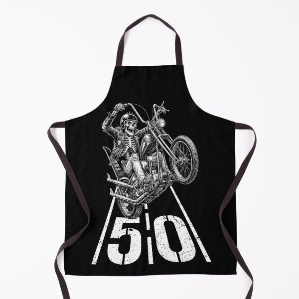 Item preview, 50th Birthday Motorcycle Funny Biker Skeleton 50 Speed Limit designed and sold by GrandeDuc.