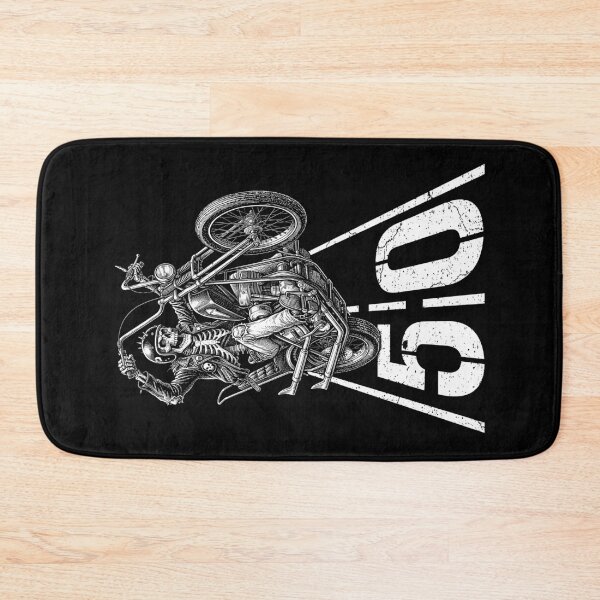 Item preview, 50th Birthday Motorcycle Funny Biker Skeleton 50 Speed Limit designed and sold by GrandeDuc.