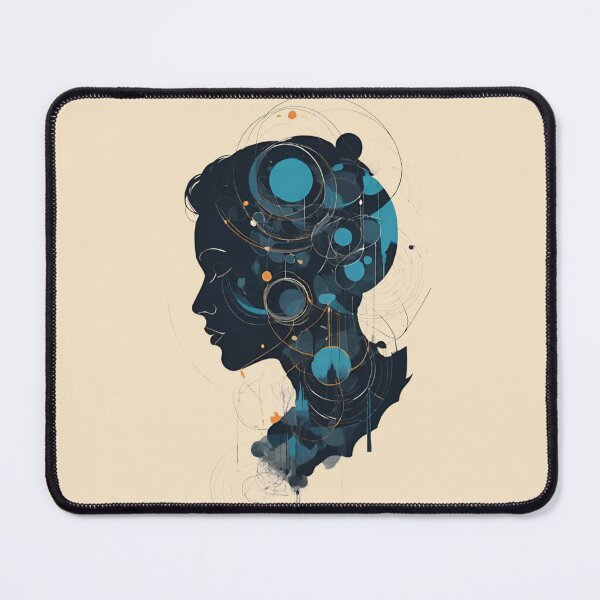 Item preview, Celestial Woman Abstract Galaxy Silhouette Art designed and sold by AlxVel.