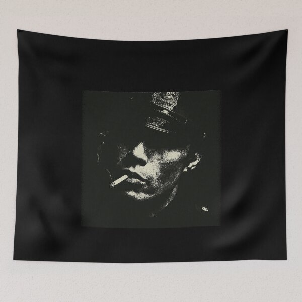 Item preview, Low Key Police Officer Smoking Portrait designed and sold by k3rstman1.