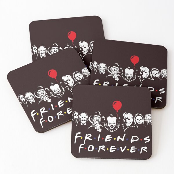 Item preview, Horror Movie Villains "Friends Forever" Pop Culture Mashup Art designed and sold by VinMerch.