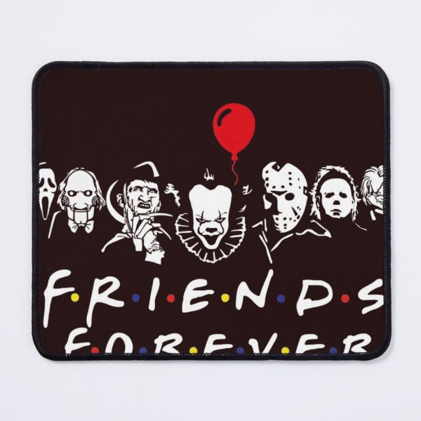 Item preview, Horror Movie Villains "Friends Forever" Pop Culture Mashup Art designed and sold by VinMerch.