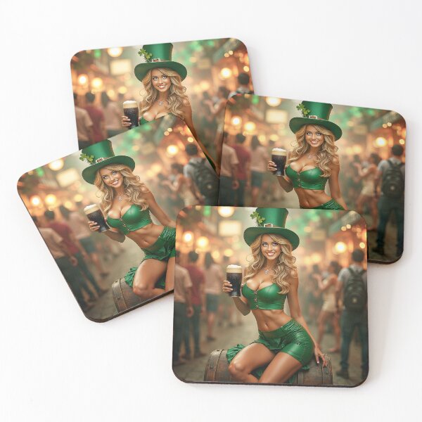 Item preview, Seductive Beautiful Girl on St Patrick's Day designed and sold by Huskyyy Designs.